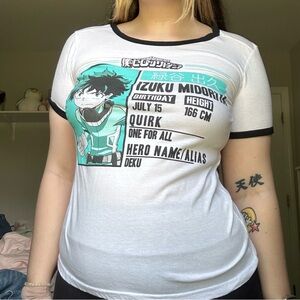 sold deku my hero academia tshirt